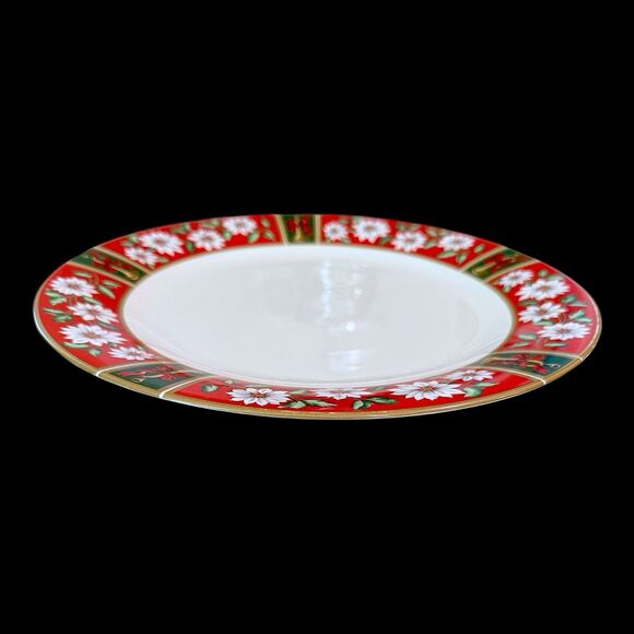 Kobe "Charlton Hall" CHRISTMAS 10 5/8" Dinner Plates - Retired Japan - Picture 7 of 8